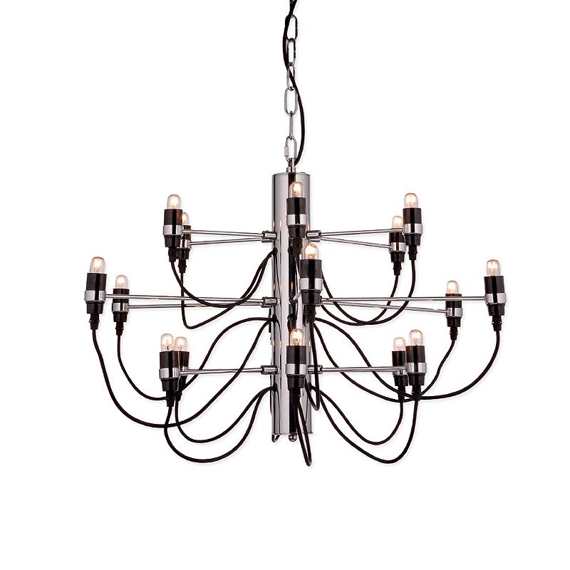 18 Bulbs 65 cm Creative Candle Style Chandelier Metal Candle-style Electroplated Artistic Chic & Modern 110-120V 220-240V2