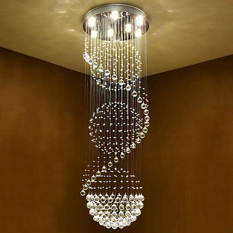 60 cm Line Design Chandelier Metal Electroplated Modern 220-240V