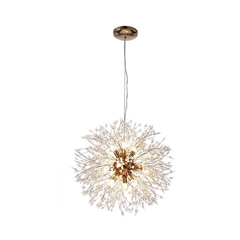 9-Light 50 cm Crystal / Eye Protection Pendant Light Metal Sputnik Electroplated Modern Contemporary 110-120V / 220-240V4