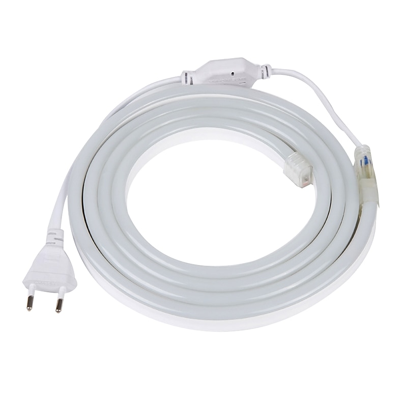 BRELONG® 5m Flexible LED Light Strips 600 LEDs 1pc Warm White White Red Waterproof Party Decorative 220-240 V2