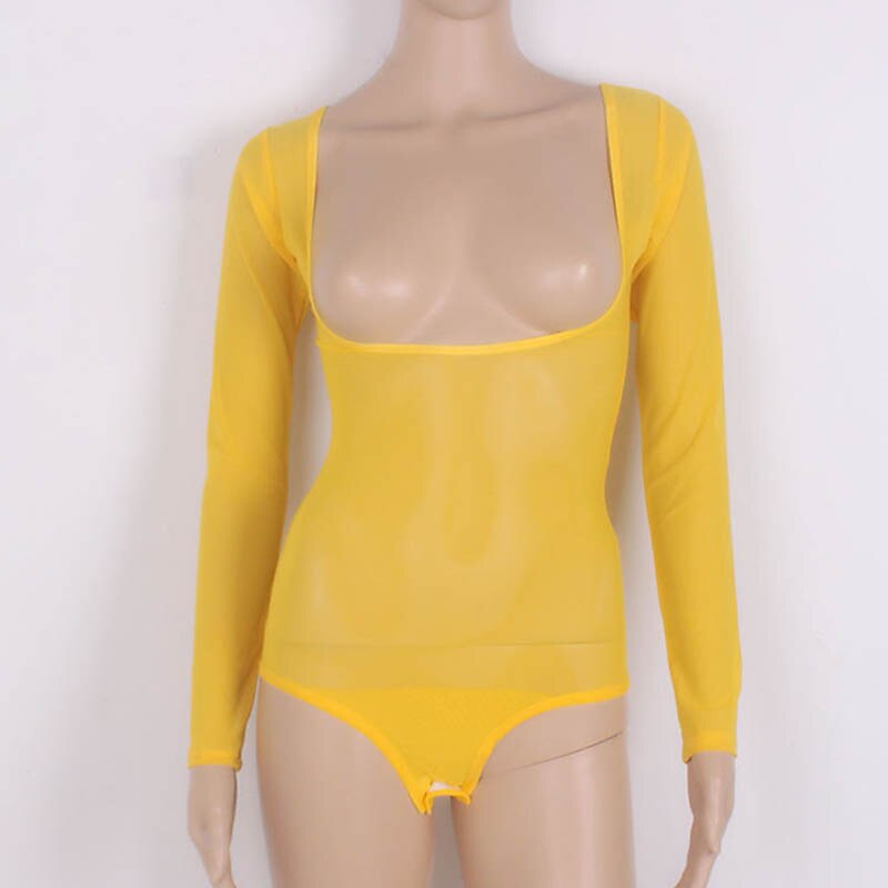 Belly Dance Leotard / Onesie Ruching Women's Training Performance Long Sleeve Tulle2