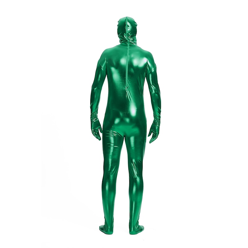 Zentai Suits Bodysuit Carnival Costume Full Body Suit Men's Solid Colored Latex Spandex Lycra Costume for Carnival Masquerade Adults'3
