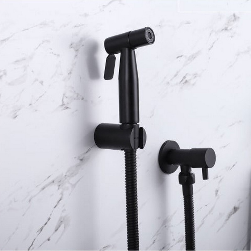 Handheld Bidet Sprayer Setsfor Toilet,Handheld Diaper Sprayer,Toilet Cleaning Sprayer,Bathroom Jet Sprayer Kit Spray Attachment With Hose,Stainless Steel Easy Install for Cleaning Female 11