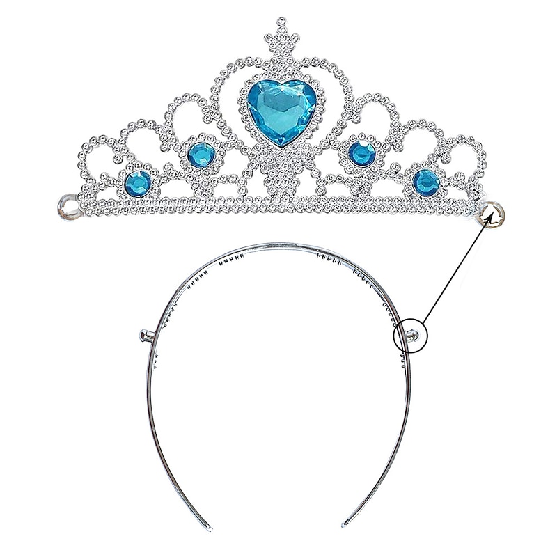 Tiaras Forehead Crown Magic stick Resin PP For Princess Elsa Anna Cosplay Girls' Costume Jewelry Fashion Jewelry / Gloves / Headwear2