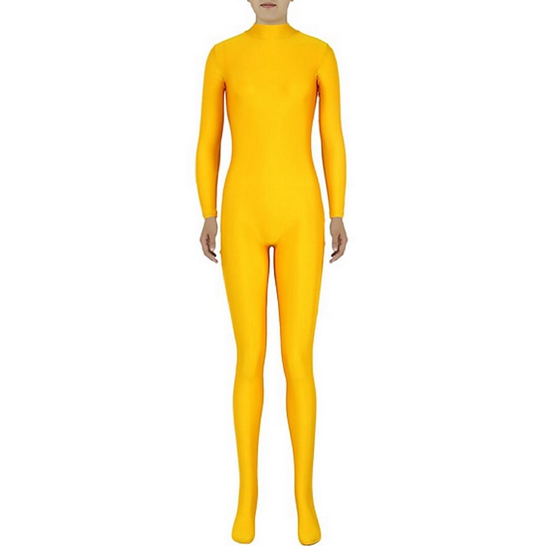 Zentai Suits Catsuit Skin Suit Carnival Costume Full Body Suit Men's Women's Sex Solid Colored Spandex Lycra Costume for Adults'3