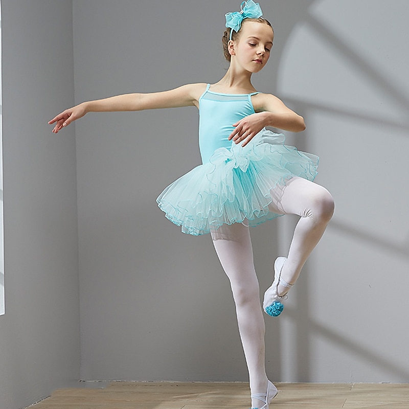 Princess Ballet Dancer Swan Lake Layered Dress Tutu Bubble Skirt Under Skirt Crinoline Girls' Kid's Costume Vintage Cosplay Party Sleeveless Short Length Dress Tulle World Book Day Costumes4