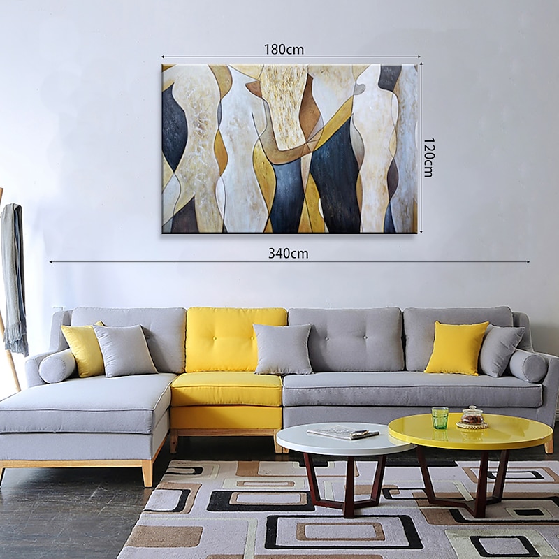 Handmade Oil Painting Canvas Wall Art Decoration Body Art Abstract Retro for Home Decor Rolled Frameless Unstretched Painting3