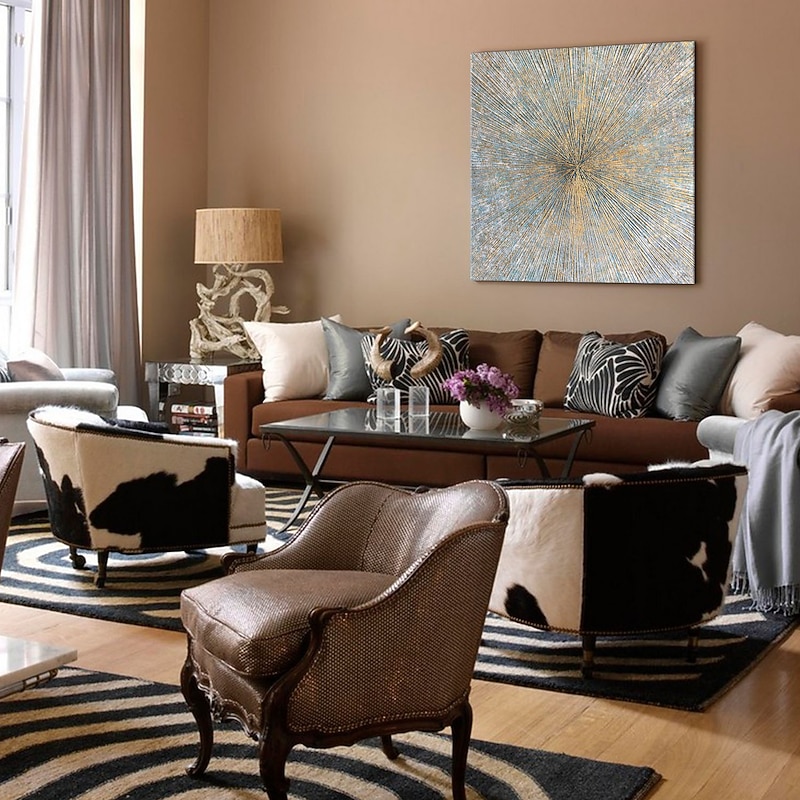 Oil Painting Handmade Hand Painted Wall Art Abstract Shining Home Decoration Décor Stretched Frame Ready to Hang4