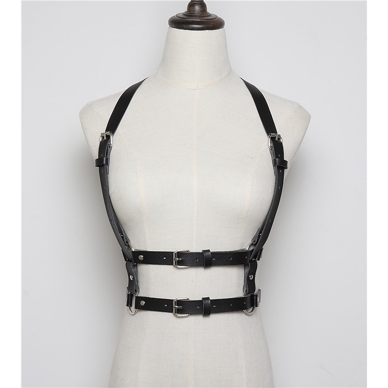 Belt Punk & Gothic Steampunk 17th Century Waist Harness Waist Belt Harness Belt Plague Doctor Solid Colored Fancy Dress Women's Christmas Halloween Adults' 1 Belt4