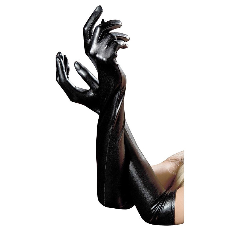 Zentai Suits Gloves Catsuit Motorcycle Girl Carnival Costume Full Body Suit Women's Cosplay Sexy Costume Halloween Solid Colored Latex Costume for Halloween Masquerade Adults'2