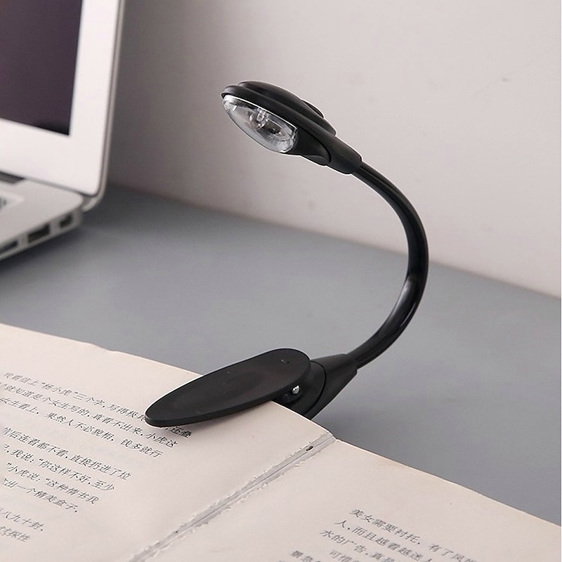 portable mini LED reading light book clip light protable bright Flexible Gooseneck for tablet computer 1 pc2