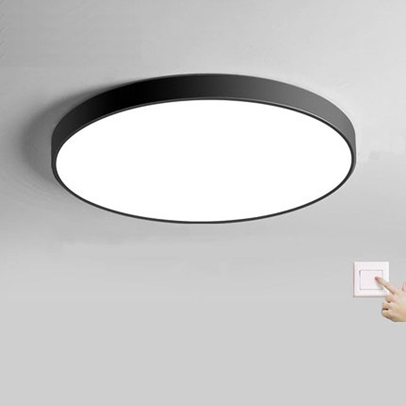 30cm LED Ceiling Light Basic Modern Matte Multi-shade Dimmable Flush Mount Lights Plastic Bowl Painted Finishes AC110-240V2