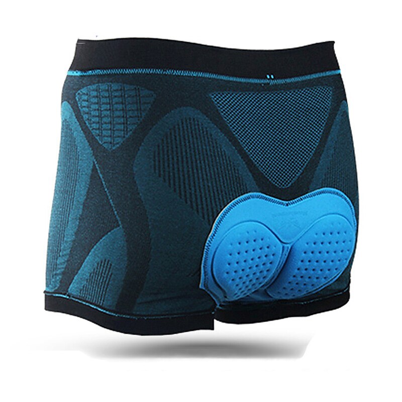 Mountainpeak Men's Cycling Under Shorts Lycra Bike Underwear Shorts Padded Shorts Chamois Breathable 3D Pad Quick Dry Sports Black / Blue Mountain Bike MTB Road Bike Cycling Clothing Apparel Bike