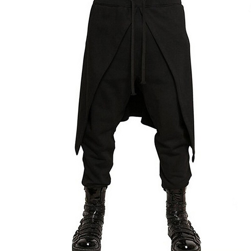 Pants Punk & Gothic Renaissance Ancient Rome Pants Masquerade Knight Ritter Solid Colored Fancy Dress Men's Halloween Masquerade Adults' Pants