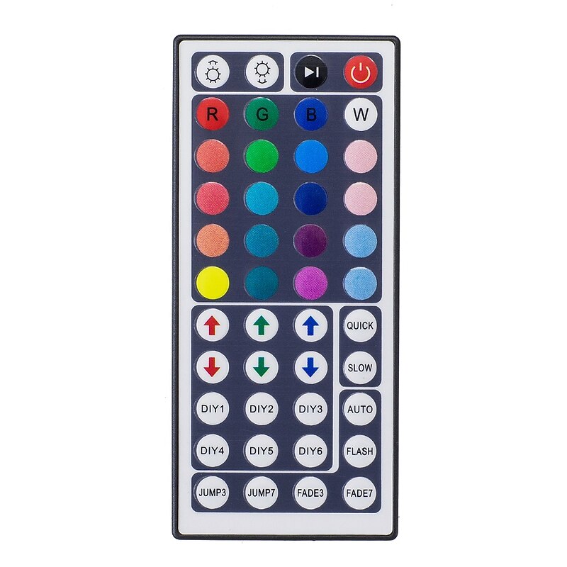 LED Strip Lights DIY Controller 44 Keys IR RGB Control Box Receiver IR Remote Dimmer DC12V 6A For RGB 2835 3528 5050 Beads2