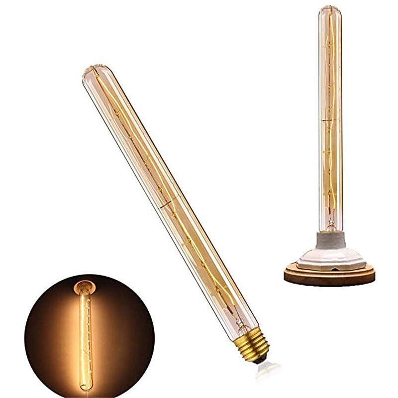 6pcs 40 W E26 / E27 T300 Warm White 2200-2800 k Retro / Dimmable / Decorative Incandescent Vintage Edison Light Bulb 220-240 V2