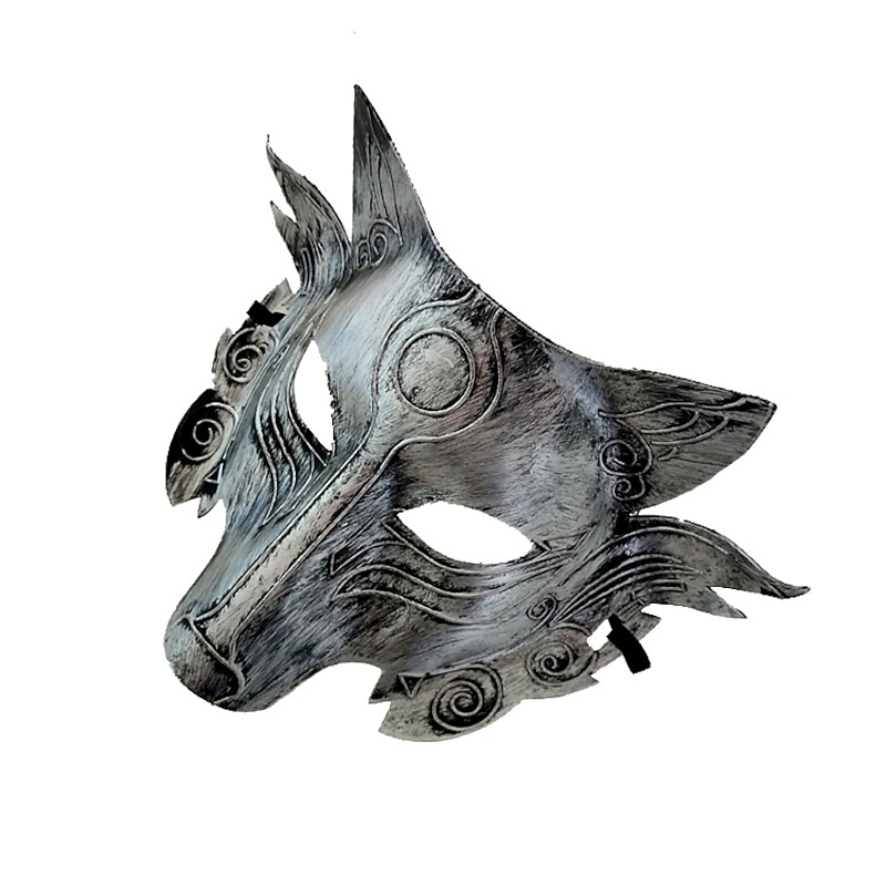 Werewolf Halloween Mask Cosplay Vintage Stylish Nature Inspired Adults' Men's Women's Halloween Mardi Gras Easy Halloween Costumes Dress Up3