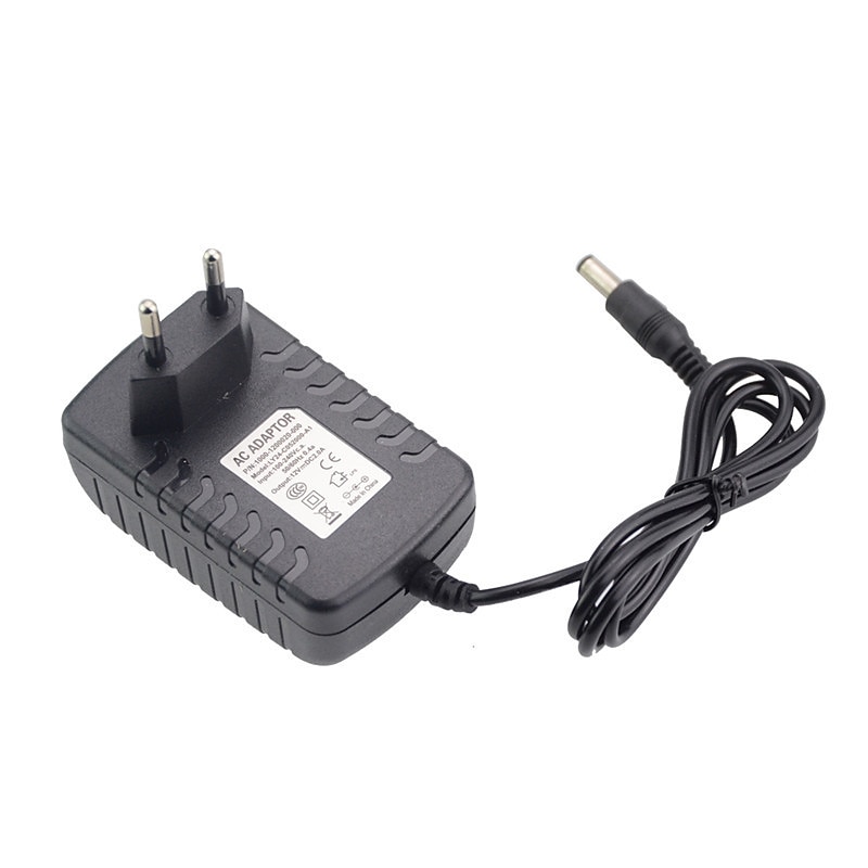 1pcs DIY 12V Power Supply Adapter Plug Transformer AC 110V 220V to DC 12V 2A LED Driver for LED String Strip Light 90cm 3ft3