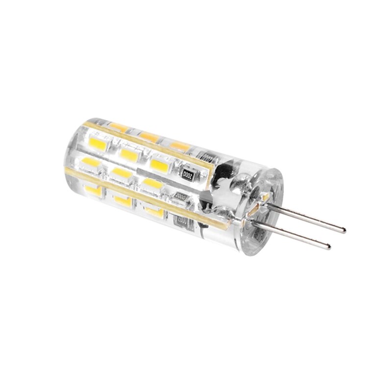 10pcs G4 Bi Pin 1.5w LED Corn Light Bulbs 130lm 15W T3 Halogen Bulb Equivalent 150LM SMD 3014 Warm Cold White for RV Ceiling Fans Lighting DC 12V2
