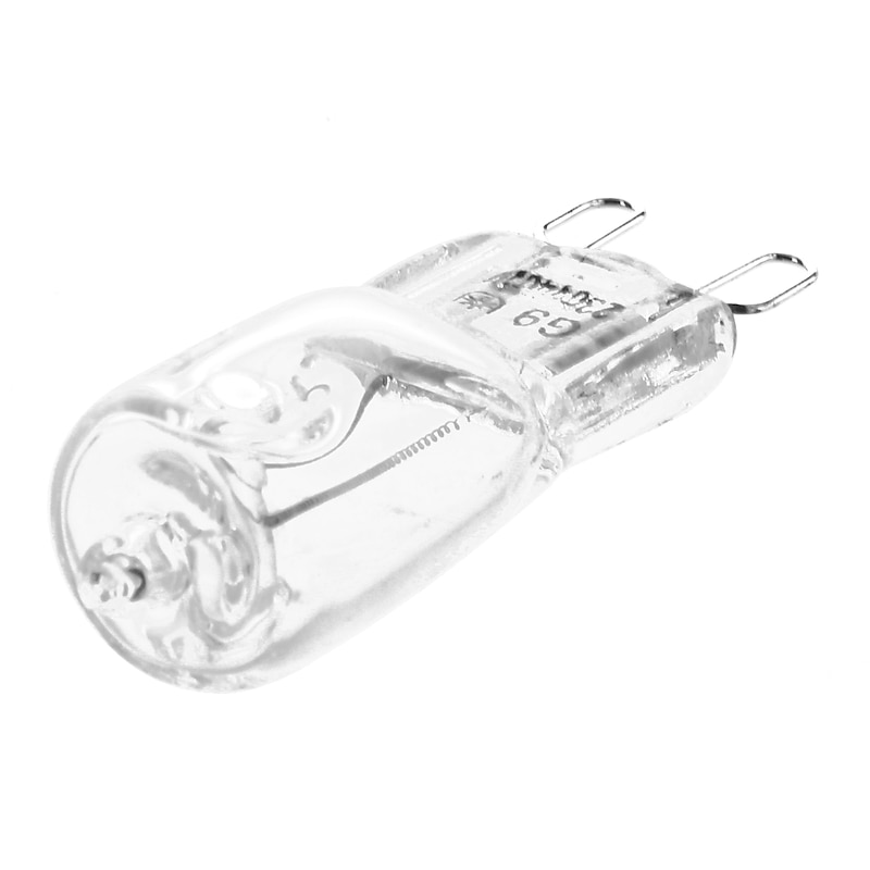 10pcs G9 Halogen Light Bulb 40W T4 for Range Hood Lights Microwave Ovens Bathroom Chandeliers Replacement Dimmable Warm White 220~240V4