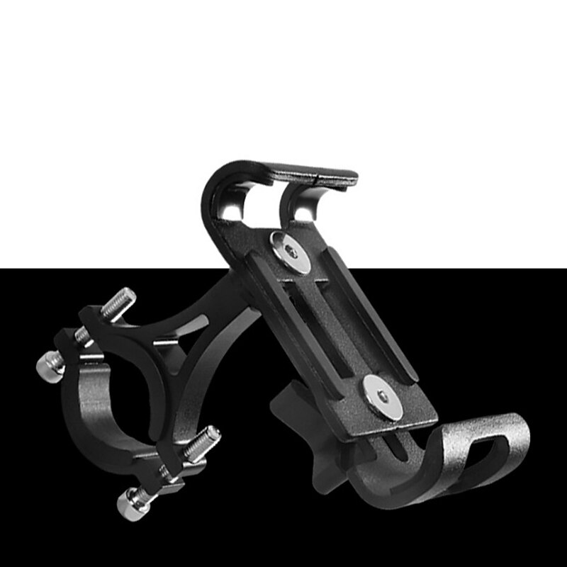 Bike Phone Mount Anti-Slip Adjustable / Retractable Universal for Road Bike Mountain Bike MTB Aluminum Alloy Cycling Bicycle Black Red Blue3