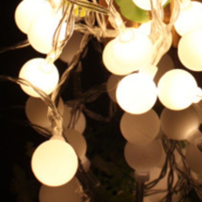 10m String Lights Outdoor String Lights 100 LEDs 1 set Warm White Decorative 220-240 V3