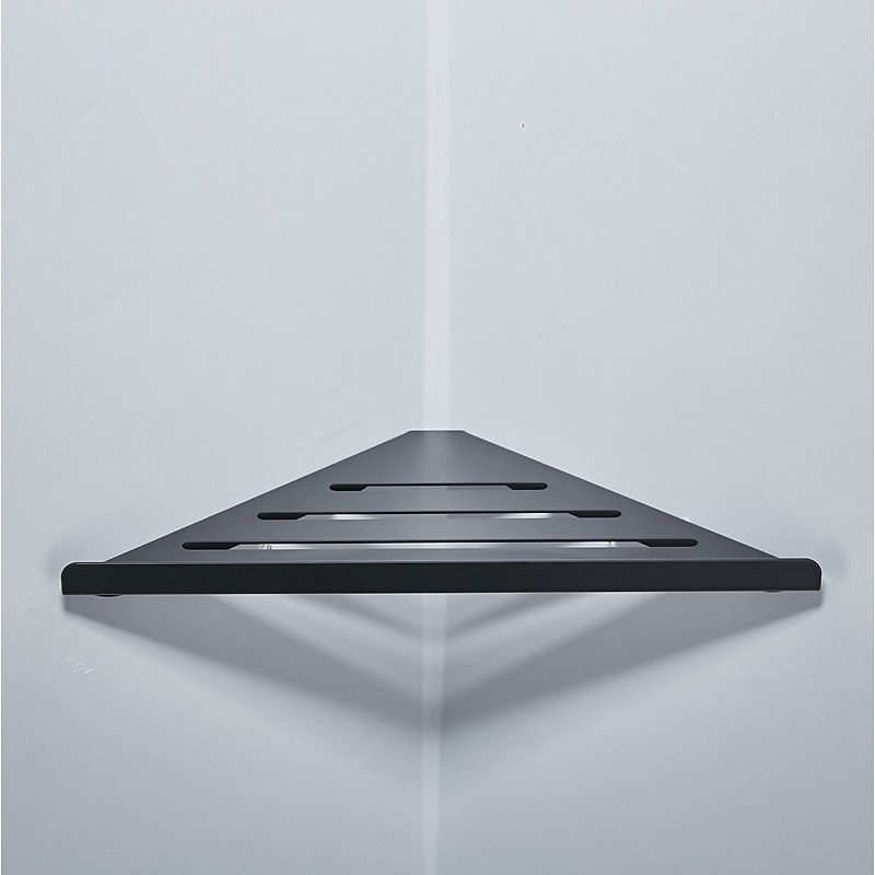 Multifunction Bathroom Triangle Shelf Wall Mounted  Stainless Steel 1 Pack Corner Storage Shelf for Bathroom, Toilet and Kitchen4