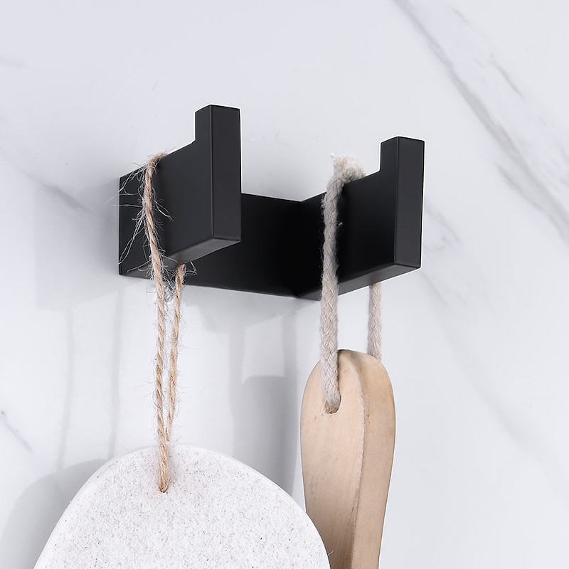 Robe Hook New Design / Self-adhesive / Creative Contemporary / Traditional Metal 1pc - Bathroom Wall Mounted2