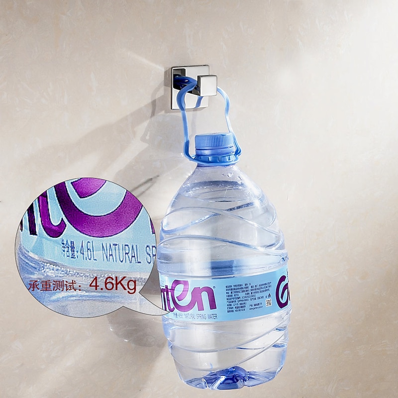 Robe Hook New Design / Self-adhesive / Creative Contemporary / Modern Metal 1pc - Bathroom Wall Mounted2