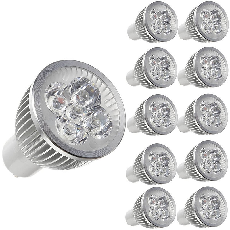 10pcs 5 W LED Spotlight 450 lm E14 GU10 GU5.3 5 LED Beads High Power LED Decorative Warm White Cold White 85-265 V / 10 pcs / RoHS / CE Certified