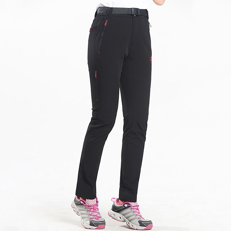 Women's Hiking Pants Trousers Summer Outdoor Waterproof Windproof Skin Friendly Quick Dry Pants / Trousers Bottoms Violet Black Elastane Camping / Hiking Hunting Fishing S M L XL XXL2