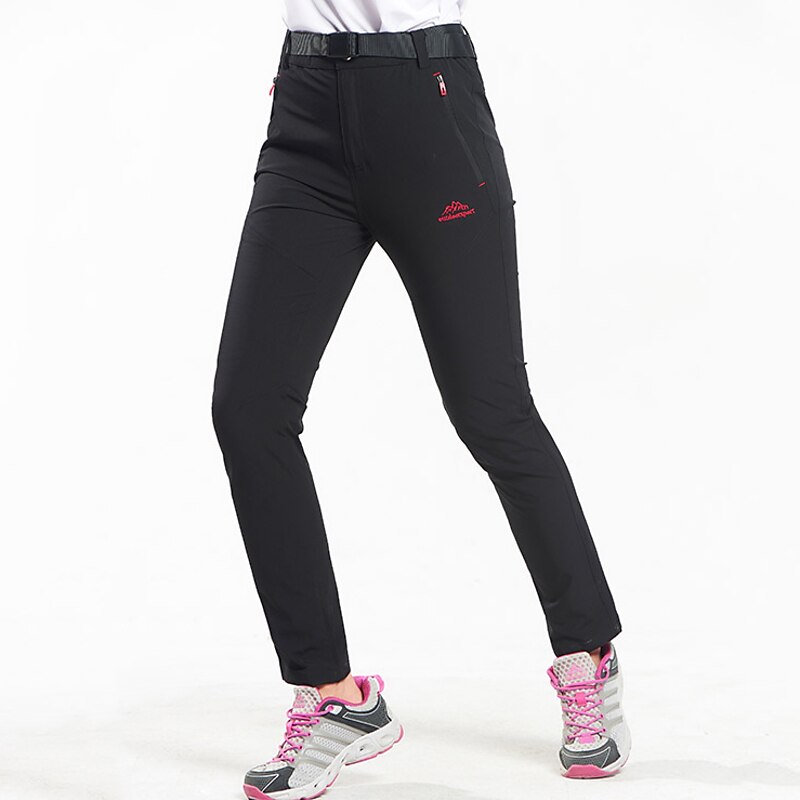 Women's Hiking Pants Trousers Summer Outdoor Waterproof Windproof Skin Friendly Quick Dry Pants / Trousers Bottoms Violet Black Elastane Camping / Hiking Hunting Fishing S M L XL XXL3