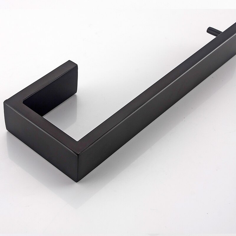 Towel Holder,Wall Mounted Stainless Steel Towel Bar,Modern Style Towel Rack 21cm(Black/Brushed Nickel/Chrome)4