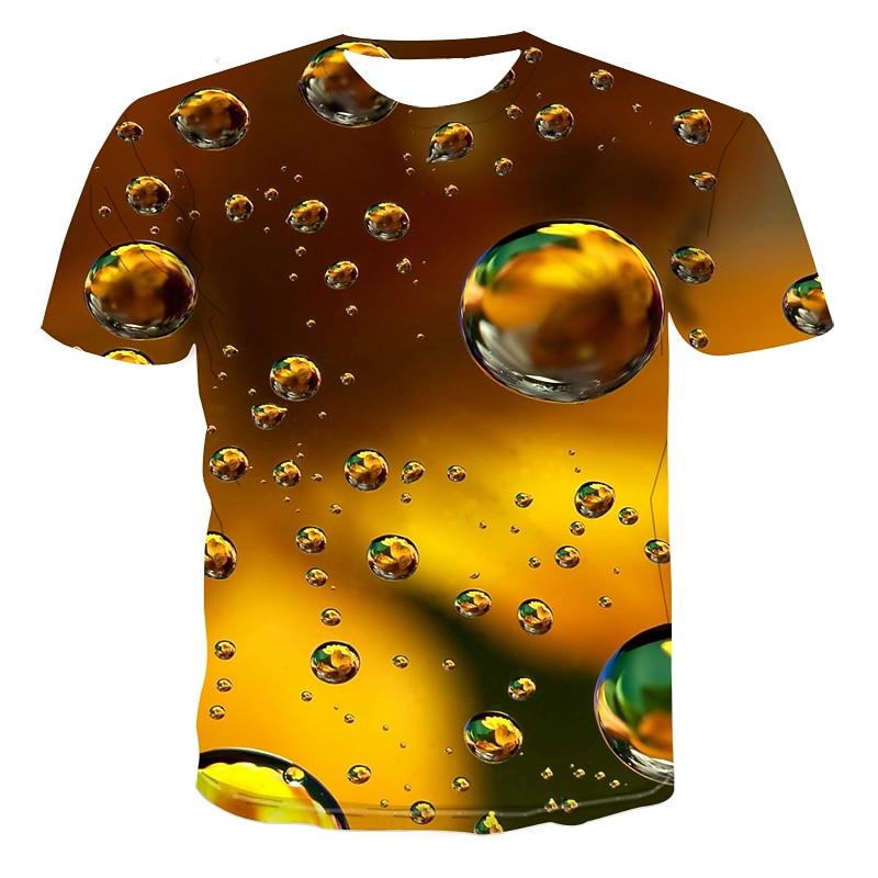 Men's Beer T Shirt T shirt Round Neck Shirt Streetwear Punk & Gothic Gold Clothing Apparel Plus Size XS S M L XL 2XL 3XL