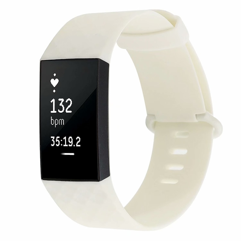 Watch Band for Fitbit Charge 4 / Charge 3 / Charge 3 SE Silicone Replacement  Strap Soft Breathable Wristband2