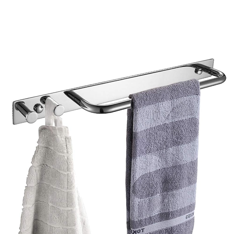 Towel Bar New Design / Multifunction / Automatic Contemporary / Modern Metal Bathroom 1-Towel Bar Wall Mounted4