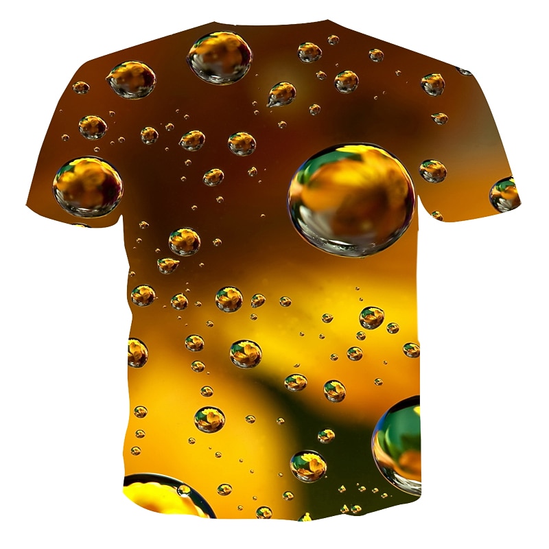 Men's Beer T Shirt T shirt Round Neck Shirt Streetwear Punk & Gothic Gold Clothing Apparel Plus Size XS S M L XL 2XL 3XL2