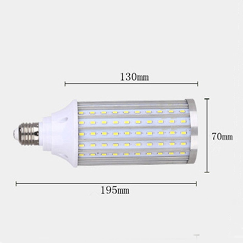 1pc 60W LED Lighting Aluminum Alloy Corn Bulb Highlight Energy-Efficient Furniture No Flash E27 White Warm White 85-265 V2