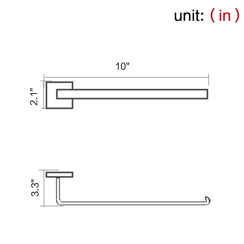 Towel Bar New Design / Creative Contemporary / Traditional Metal 1pc - Bathroom towel ring Wall Mounted4