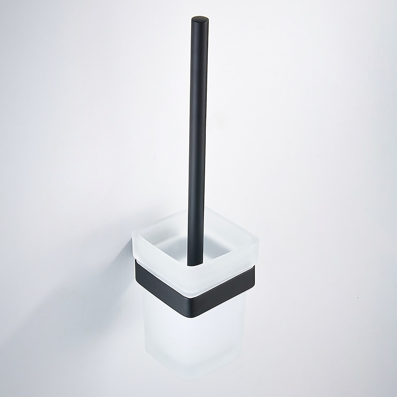 Toilet Brush Holder New Design Stainless Steel Bathroom Accessory Wall Mounted 1pc