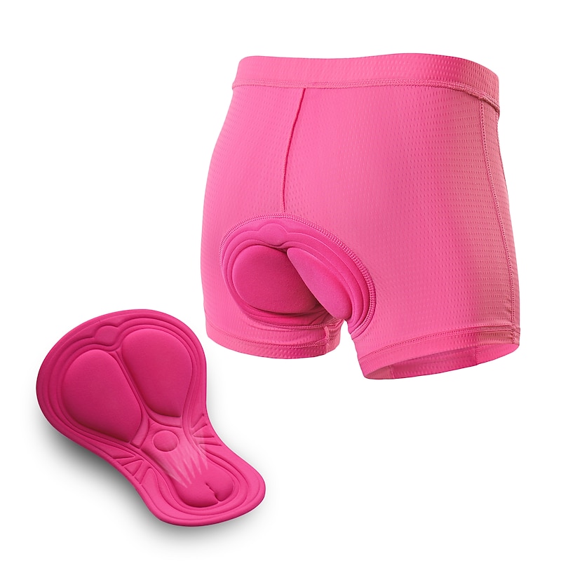 Arsuxeo Women's Cycling Under Shorts Cycling Padded Shorts Bike Underwear Shorts Padded Shorts Chamois Bottoms Sports Spandex Purple Fuchsia Blue Mountain Bike MTB Road Bike Cycling Clothing4