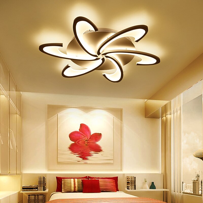 70 cm Dimmable Flush Mount Lights Aluminum Geometrical Novelty Anodized LED Modern Simple 220-240V3