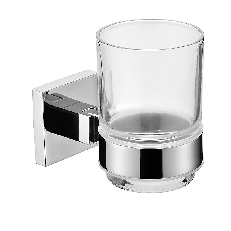 Toothbrush Holder Premium Design / Creative Contemporary / Modern Stainless Steel 1pc - Bathroom Wall Mounted4