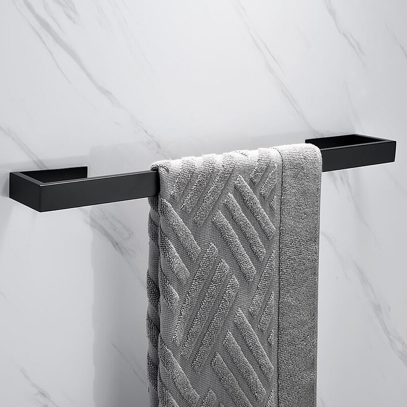 Towel Bar New Design / Creative Contemporary / Traditional Metal 1pc - Bathroom 1-Towel Bar Wall Mounted2