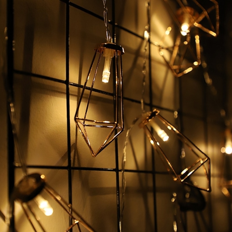 Ramadan Eid Lights 2m String Lights 10 LEDs 1 set Warm White Decorative AA Batteries Powered3