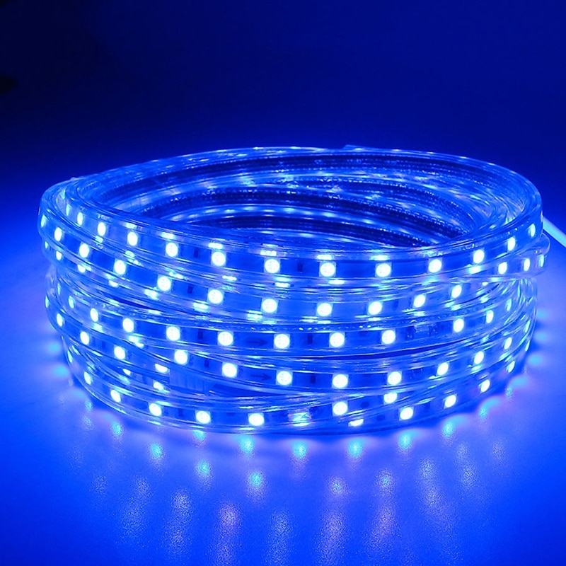 Waterproof LED Strip Lights 30M (98.4ft) 1800 LEDs, 5050 SMD, EU Plug, Warm White, White, Red, Yellow, Blue, Green, Cuttable, Tiktok Lights for House, Dining Room, Living Room, Bar4