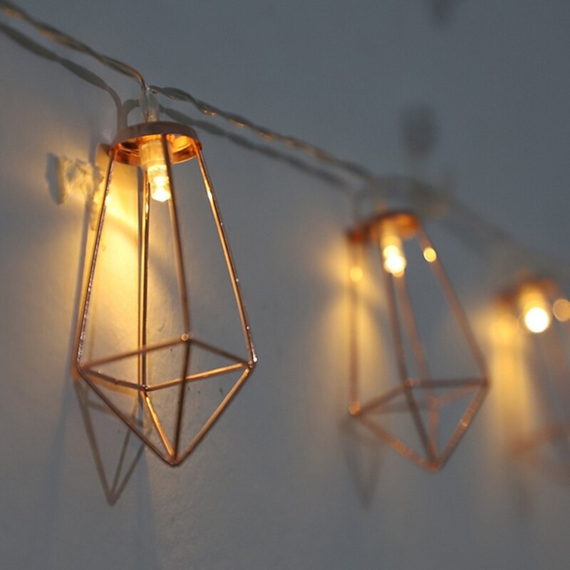 Ramadan Eid Lights 2m String Lights 10 LEDs 1 set Warm White Decorative AA Batteries Powered2