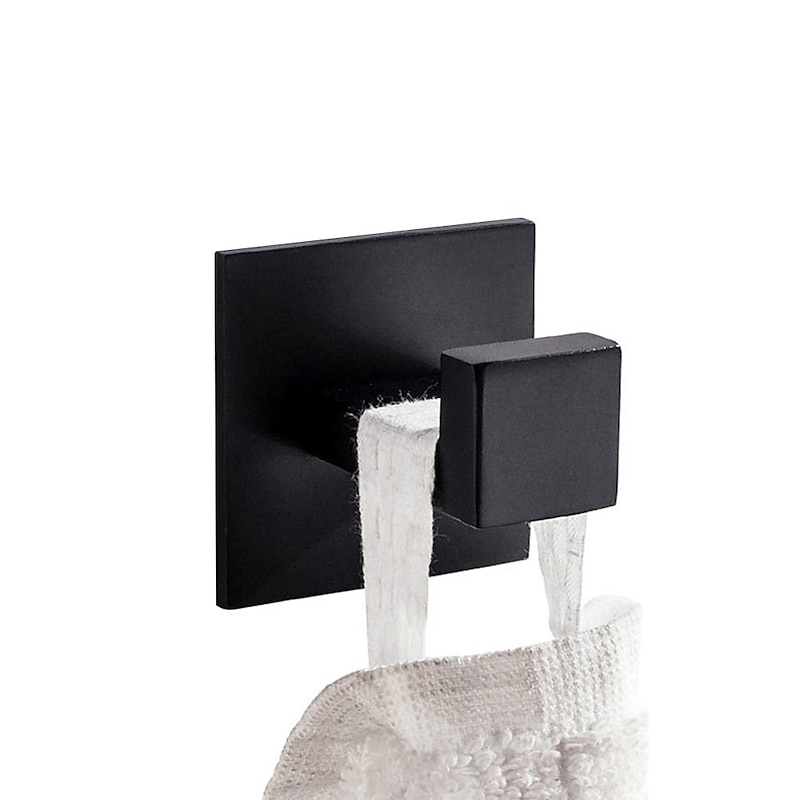 Robe Hook New Design / Self-adhesive / Creative Contemporary Metal 1pc - Bathroom Wall Mounted