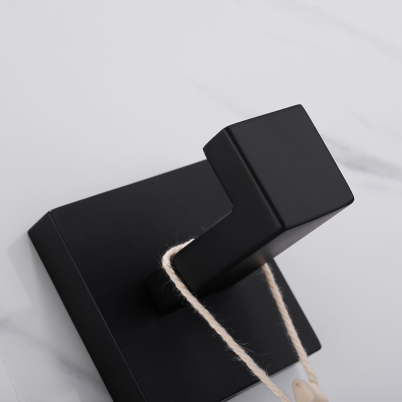 Towel Bar / Toilet Paper Holder / Robe Hook New Design / Creative / Multifunction Contemporary / Modern Stainless Steel / Low-carbon Steel / Metal 3pcs - Bathroom Wall Mounted2