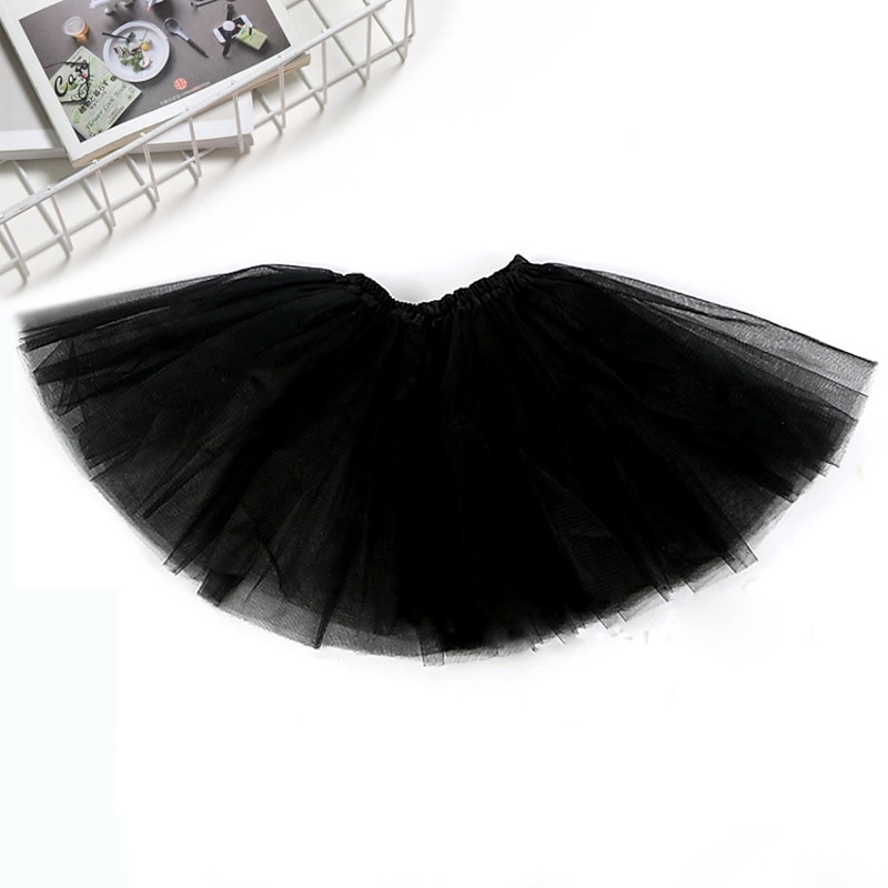 Ballet Dancer Retro Vintage Skirt Tutu Girls' Kid's Costume Vintage Cosplay Performance Party Halloween Skirt World Book Day Costumes2